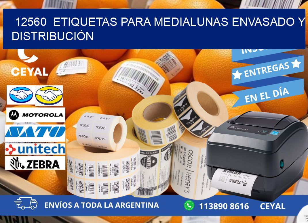 12560  ETIQUETAS PARA MEDIALUNAS ENVASADO Y DISTRIBUCIÓN