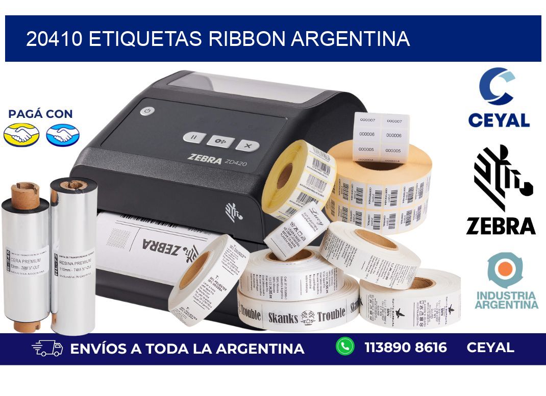 20410 etiquetas ribbon argentina