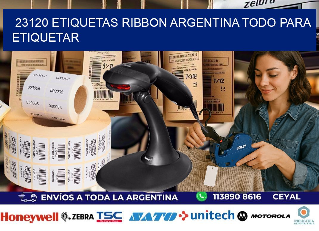 23120 etiquetas ribbon argentina TODO PARA ETIQUETAR