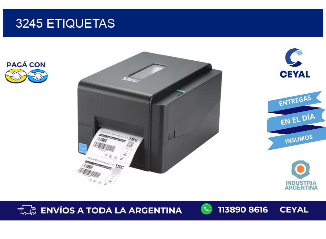 3245 ETIQUETAS