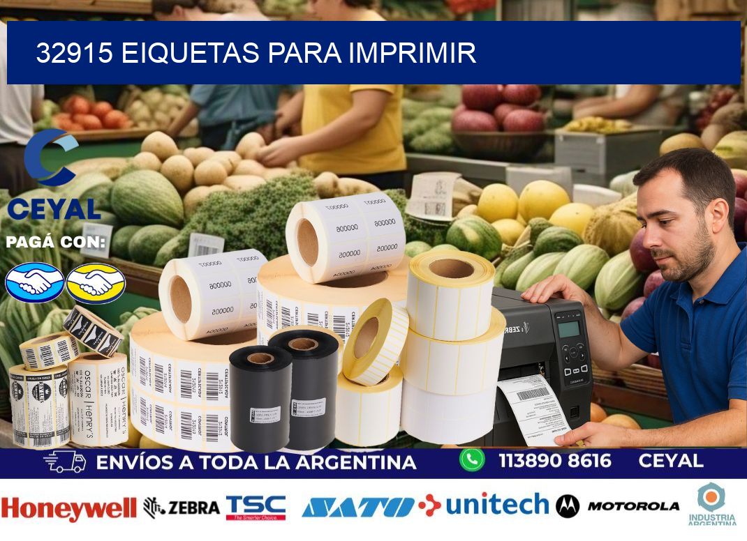 32915 EIQUETAS PARA IMPRIMIR