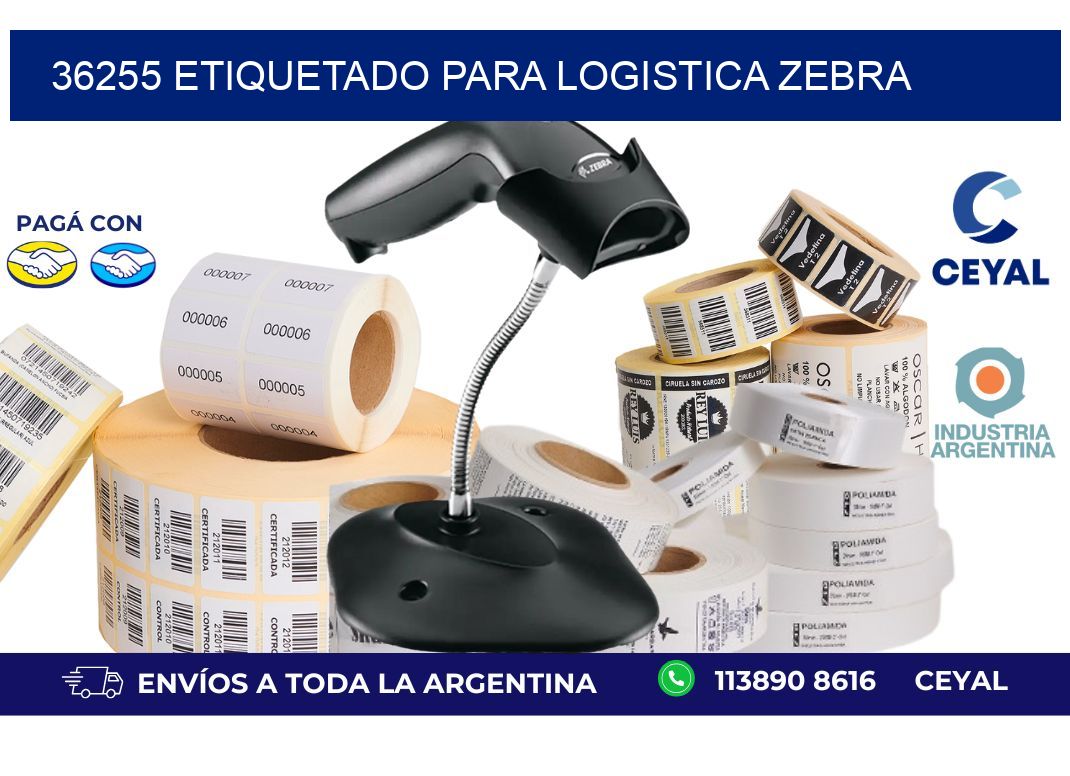 36255 ETIQUETADO PARA LOGISTICA ZEBRA