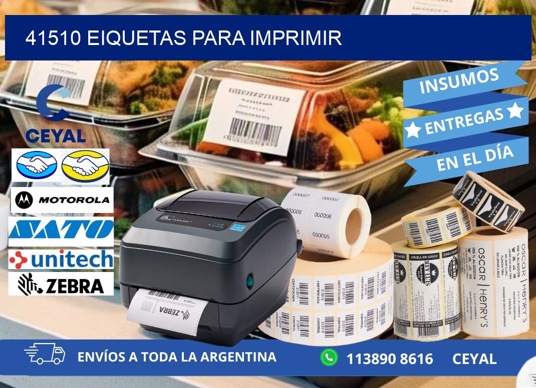 41510 EIQUETAS PARA IMPRIMIR