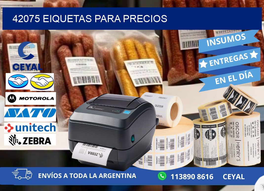 42075 EIQUETAS PARA PRECIOS