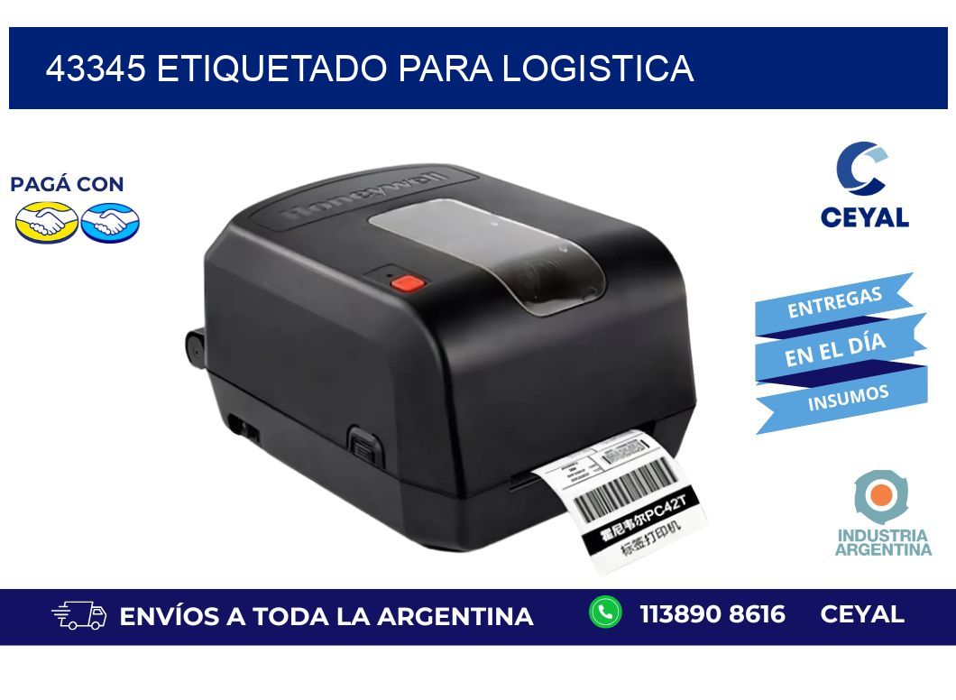 43345 ETIQUETADO PARA LOGISTICA