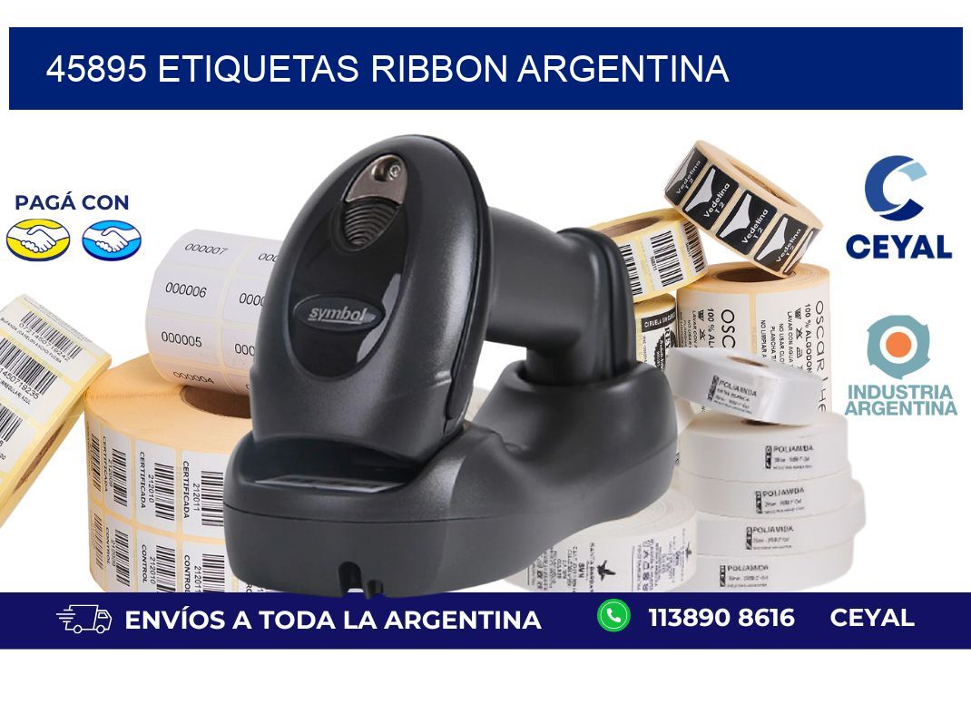45895 etiquetas ribbon argentina