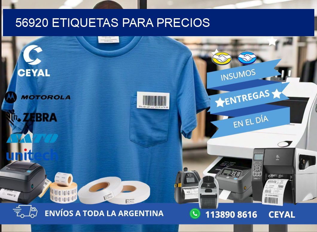 56920 ETIQUETAS PARA PRECIOS