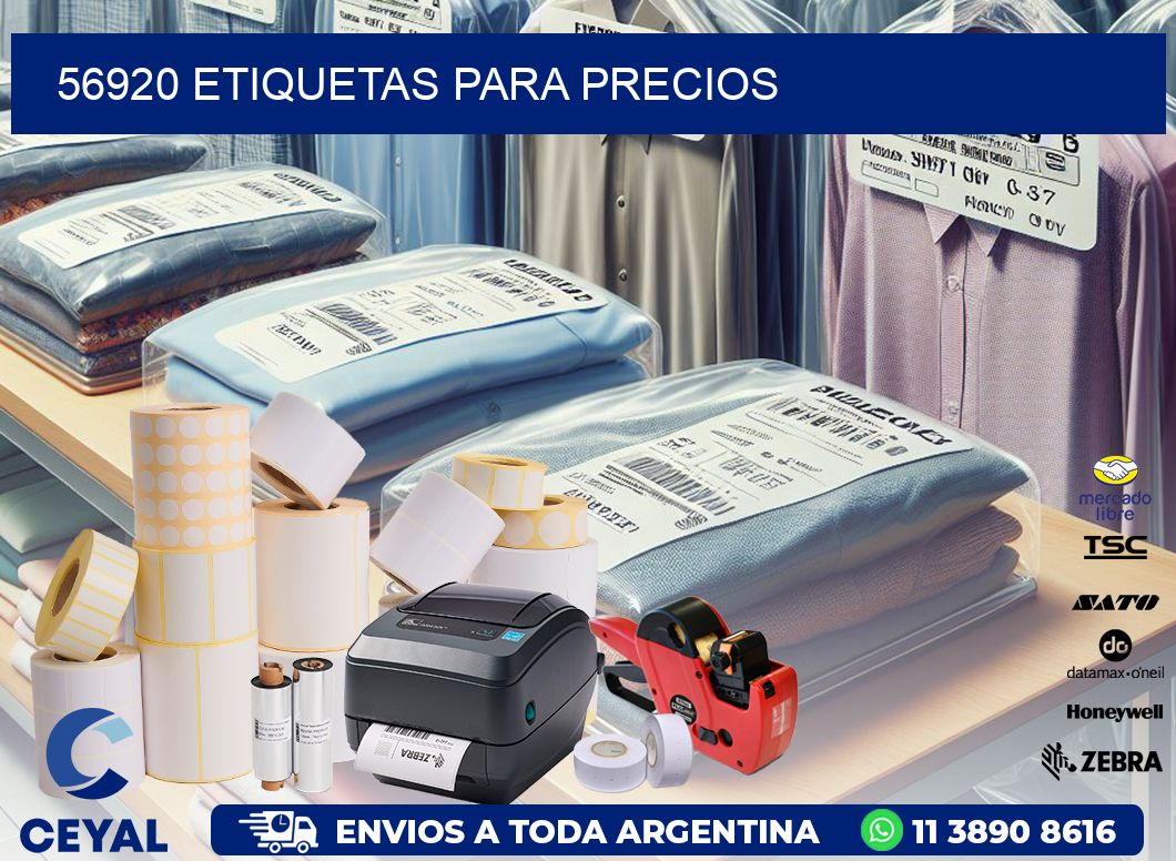 56920 ETIQUETAS PARA PRECIOS