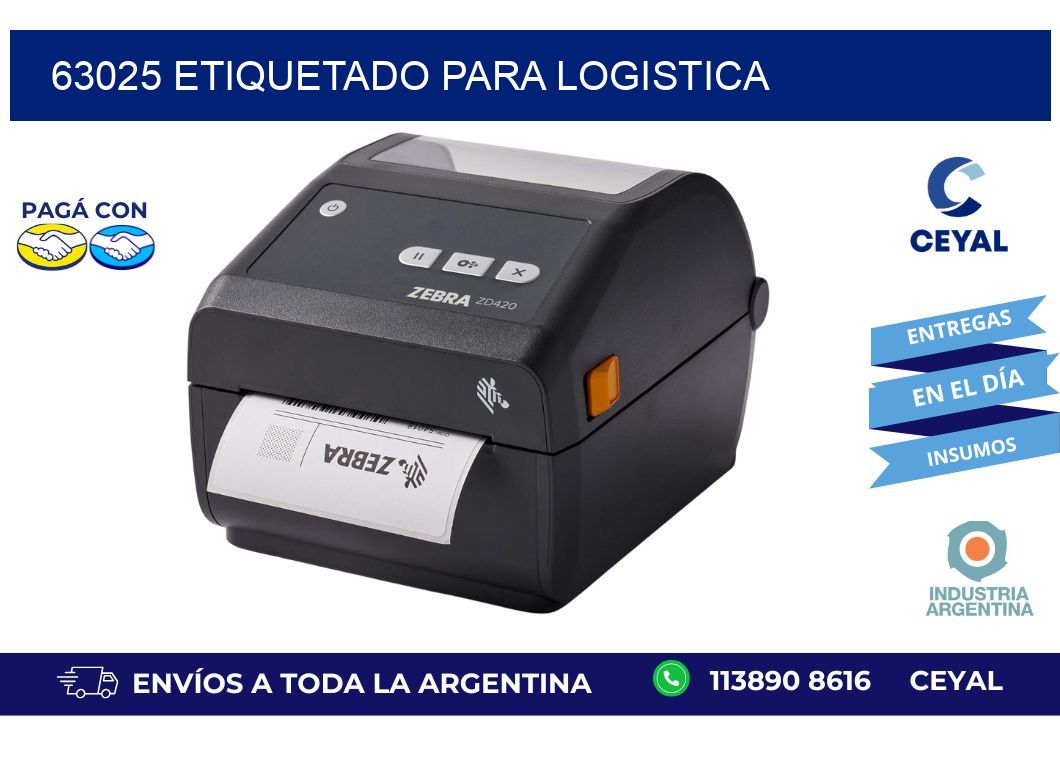 63025 ETIQUETADO PARA LOGISTICA