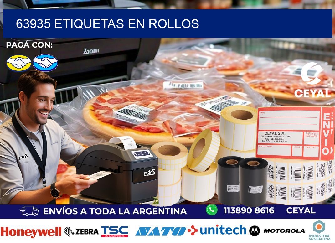 63935 ETIQUETAS EN ROLLOS