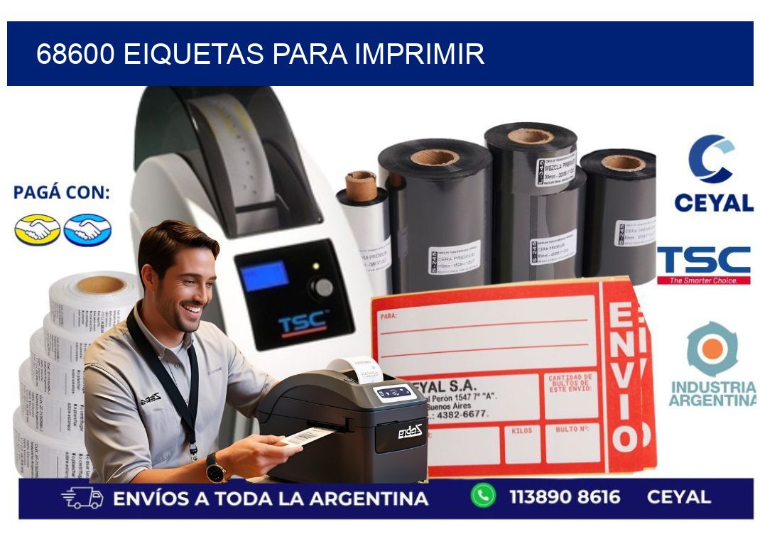 68600 EIQUETAS PARA IMPRIMIR
