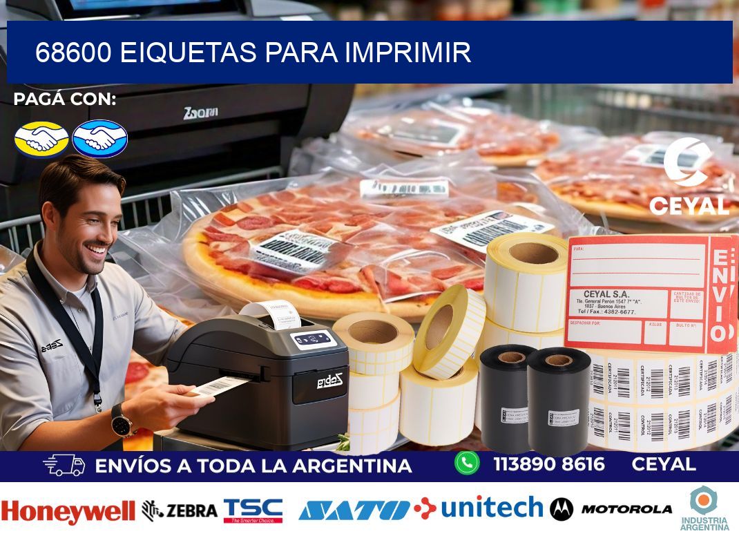 68600 EIQUETAS PARA IMPRIMIR