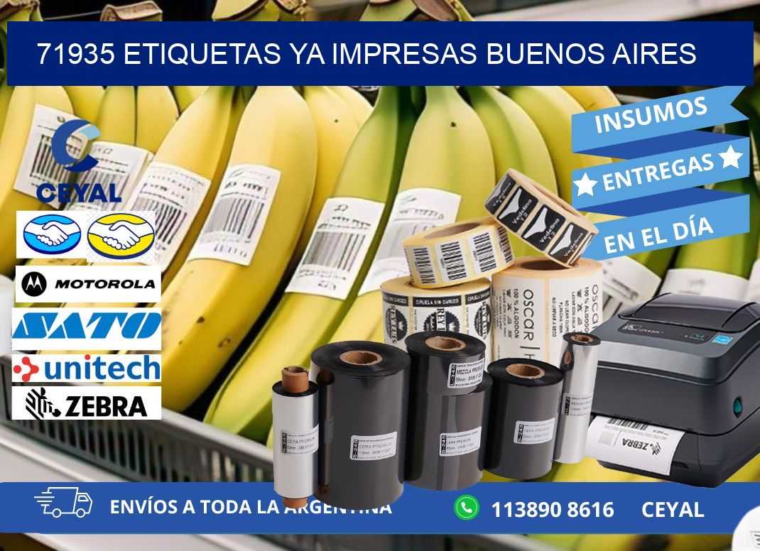 71935 ETIQUETAS YA IMPRESAS BUENOS AIRES