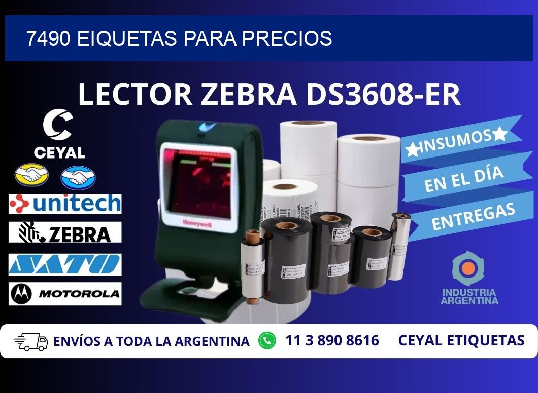 7490 EIQUETAS PARA PRECIOS