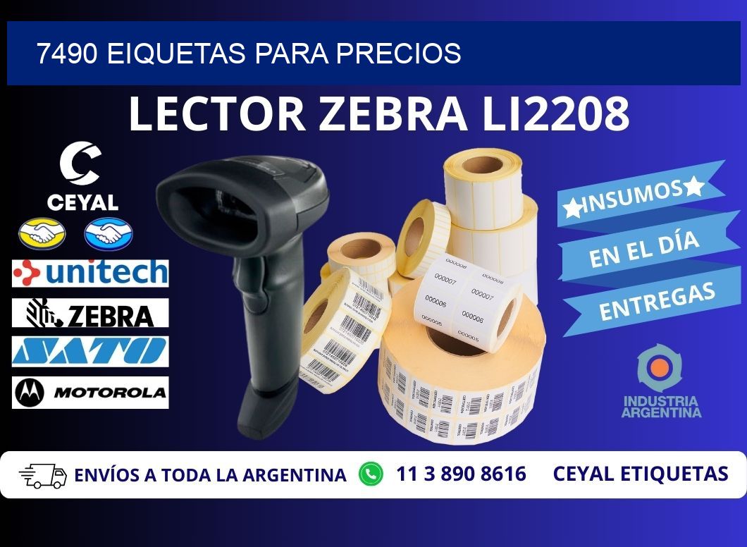 7490 EIQUETAS PARA PRECIOS