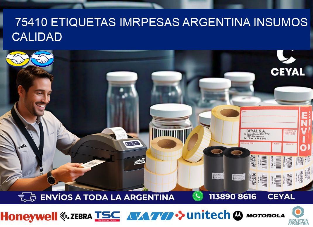 75410 etiquetas imrpesas argentina INSUMOS CALIDAD