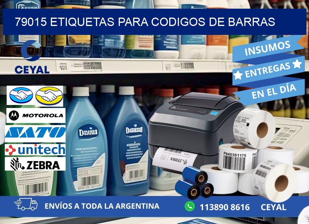 79015 ETIQUETAS PARA CODIGOS DE BARRAS