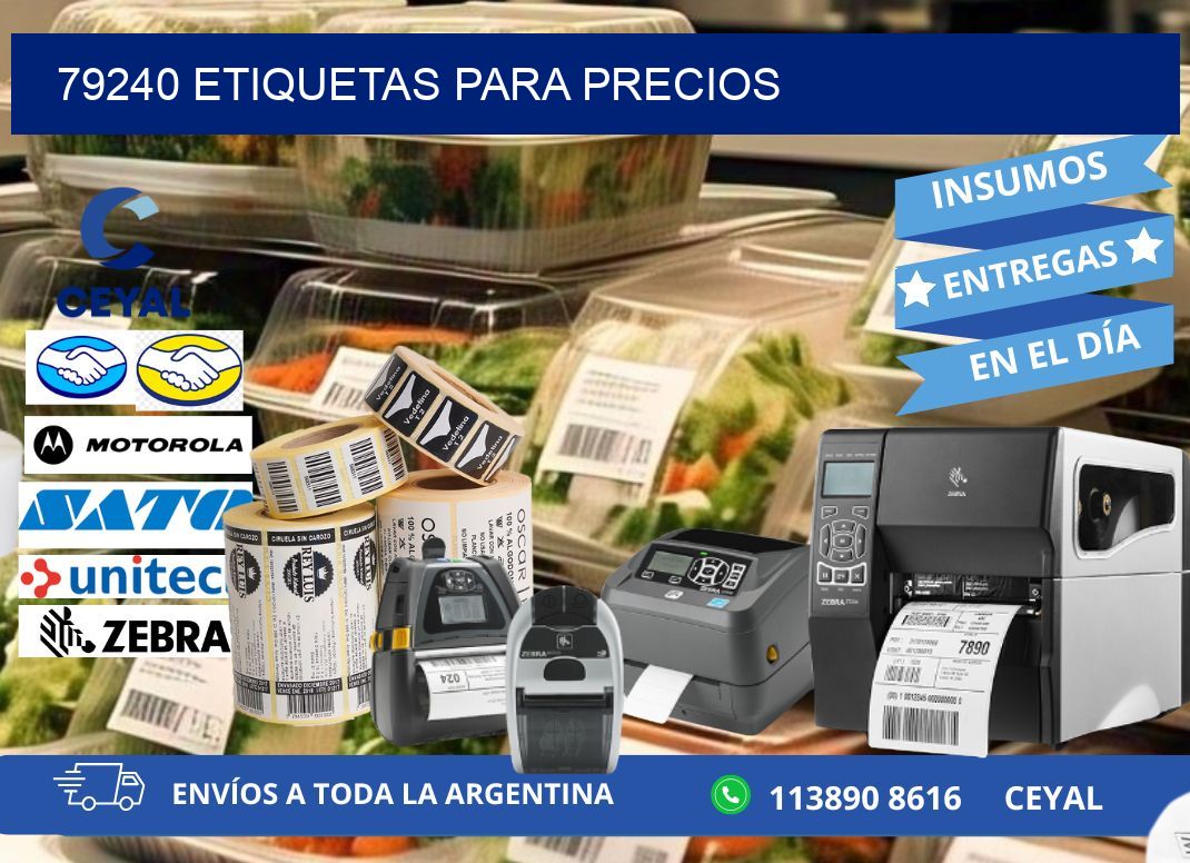 79240 ETIQUETAS PARA PRECIOS