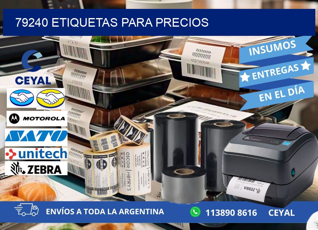 79240 ETIQUETAS PARA PRECIOS