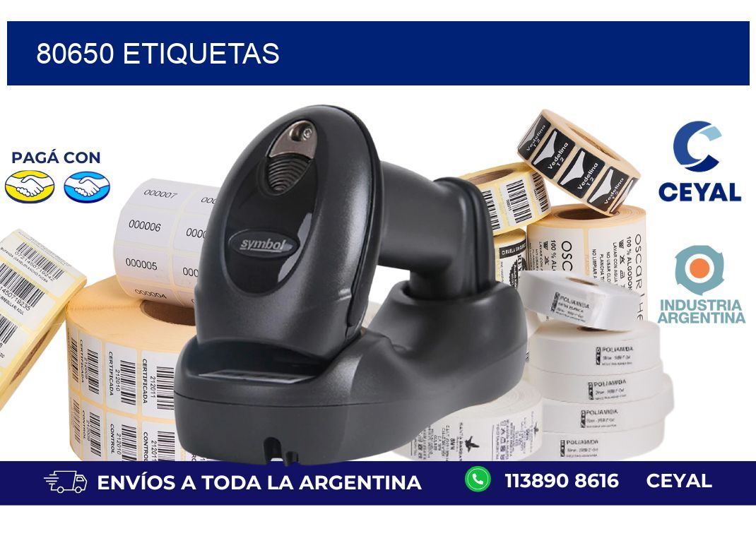 80650 ETIQUETAS