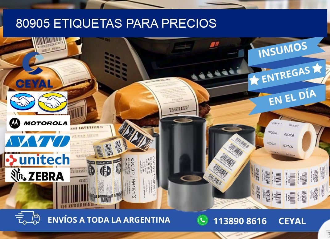 80905 ETIQUETAS PARA PRECIOS