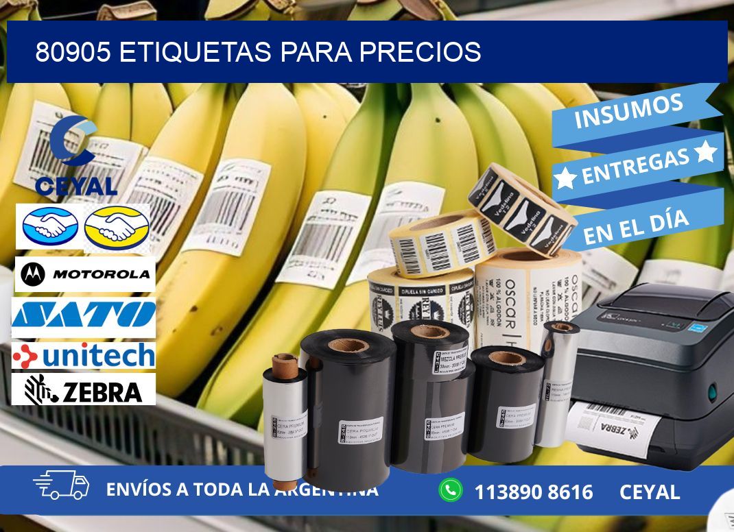 80905 ETIQUETAS PARA PRECIOS