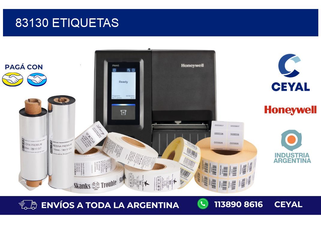 83130 ETIQUETAS