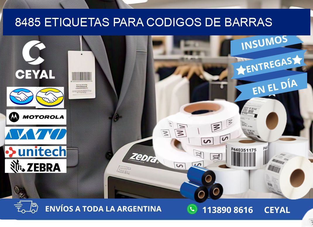 8485 ETIQUETAS PARA CODIGOS DE BARRAS