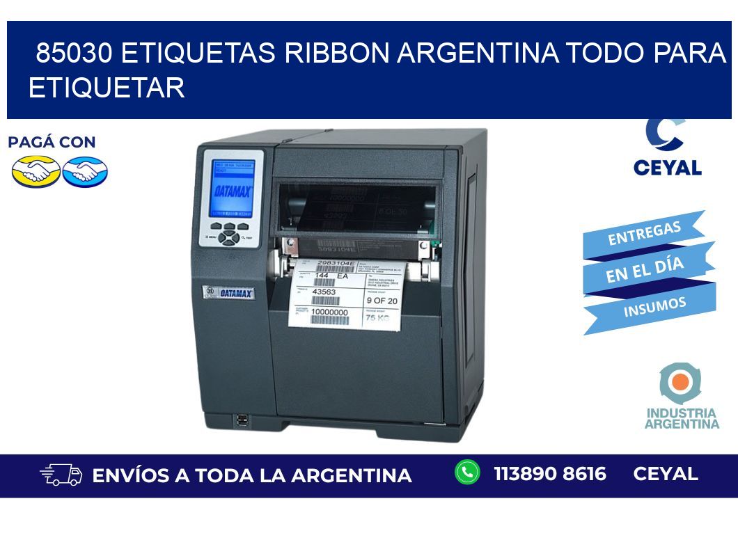 85030 etiquetas ribbon argentina TODO PARA ETIQUETAR