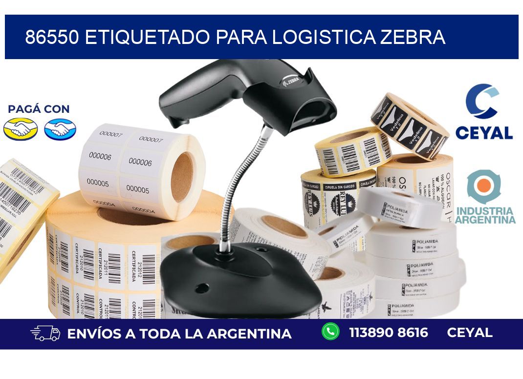 86550 ETIQUETADO PARA LOGISTICA ZEBRA