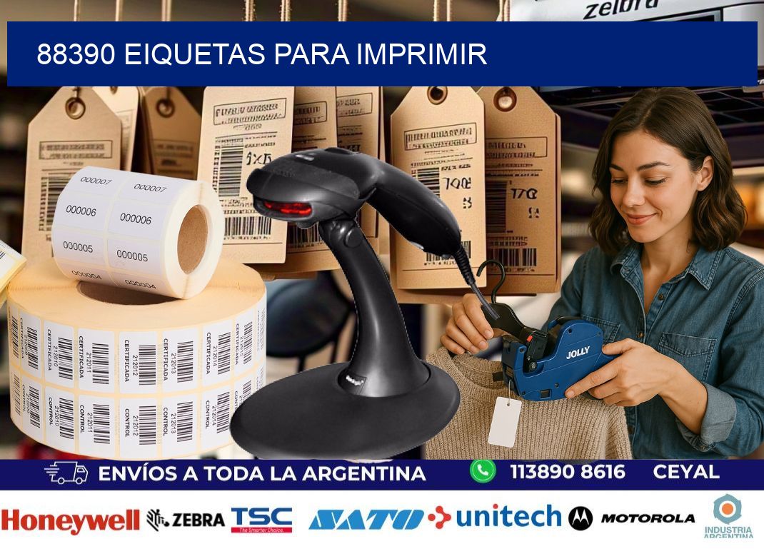 88390 EIQUETAS PARA IMPRIMIR