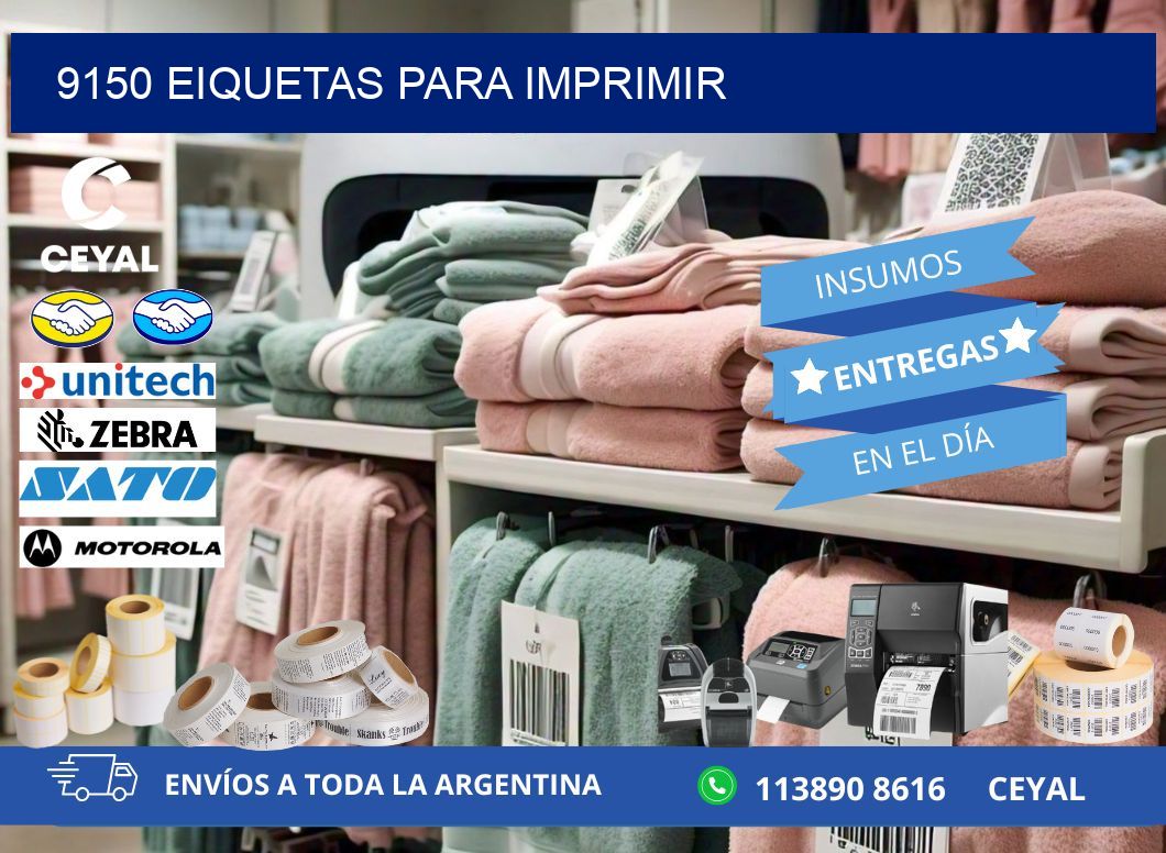 9150 EIQUETAS PARA IMPRIMIR