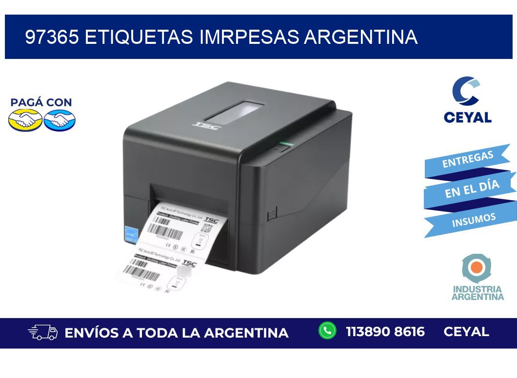 97365 etiquetas imrpesas argentina