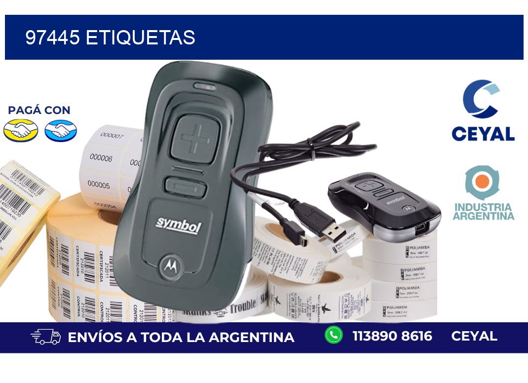 97445 ETIQUETAS