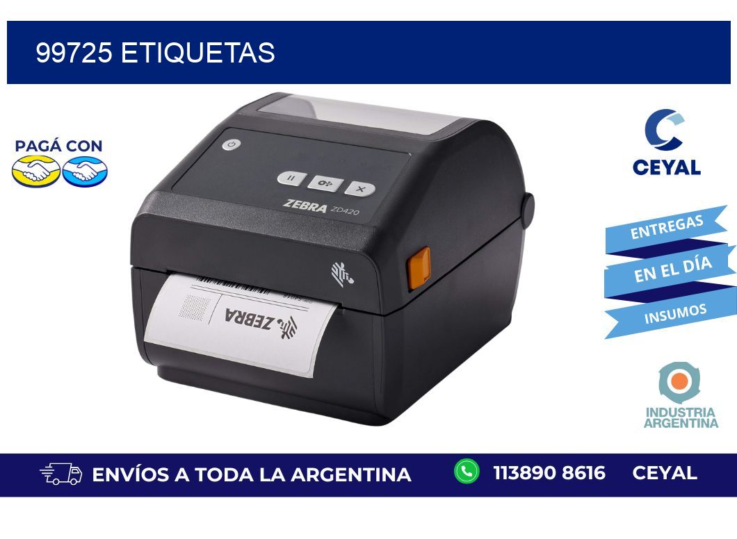 99725 ETIQUETAS
