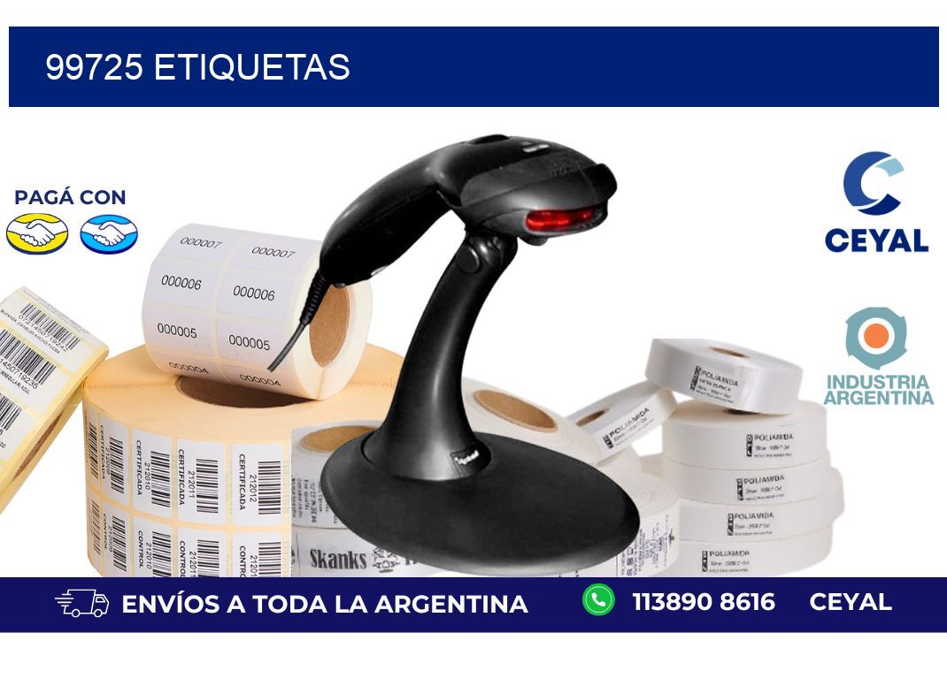 99725 ETIQUETAS
