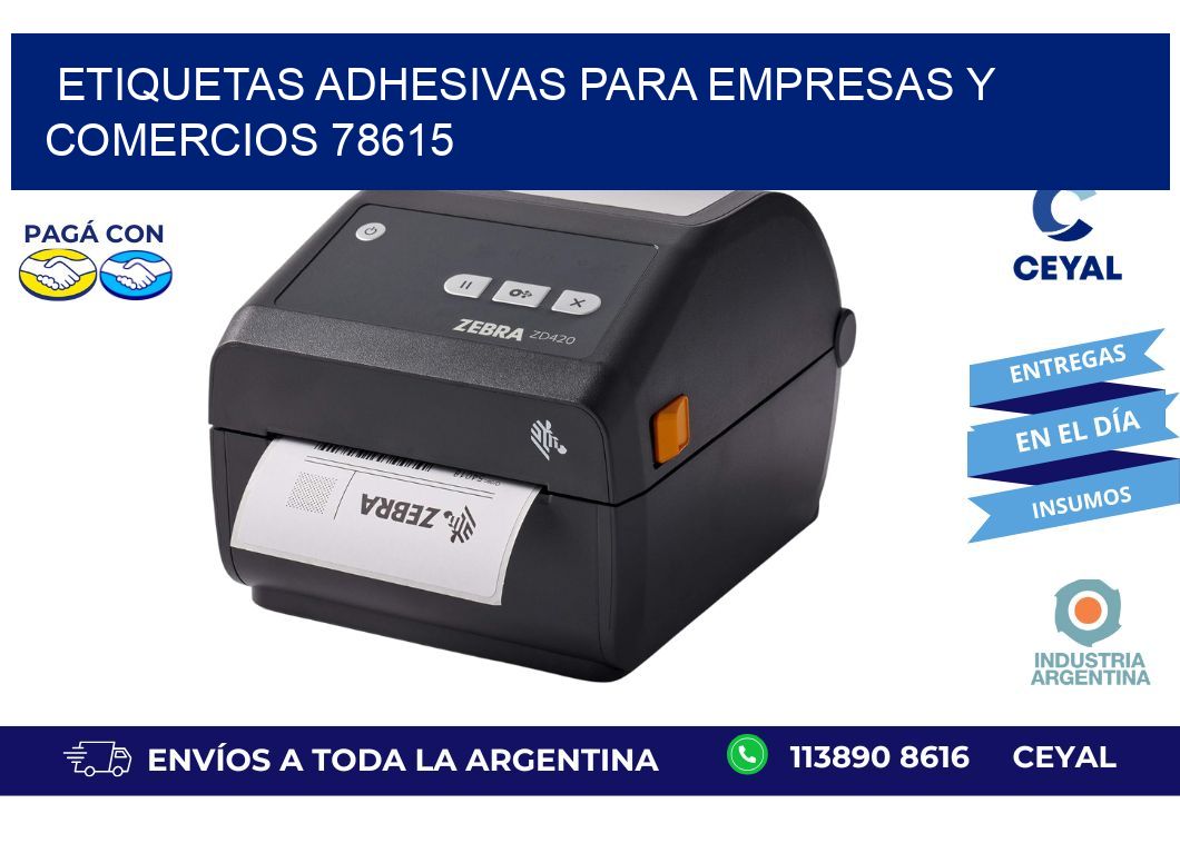 Etiquetas Adhesivas para Empresas y Comercios 78615
