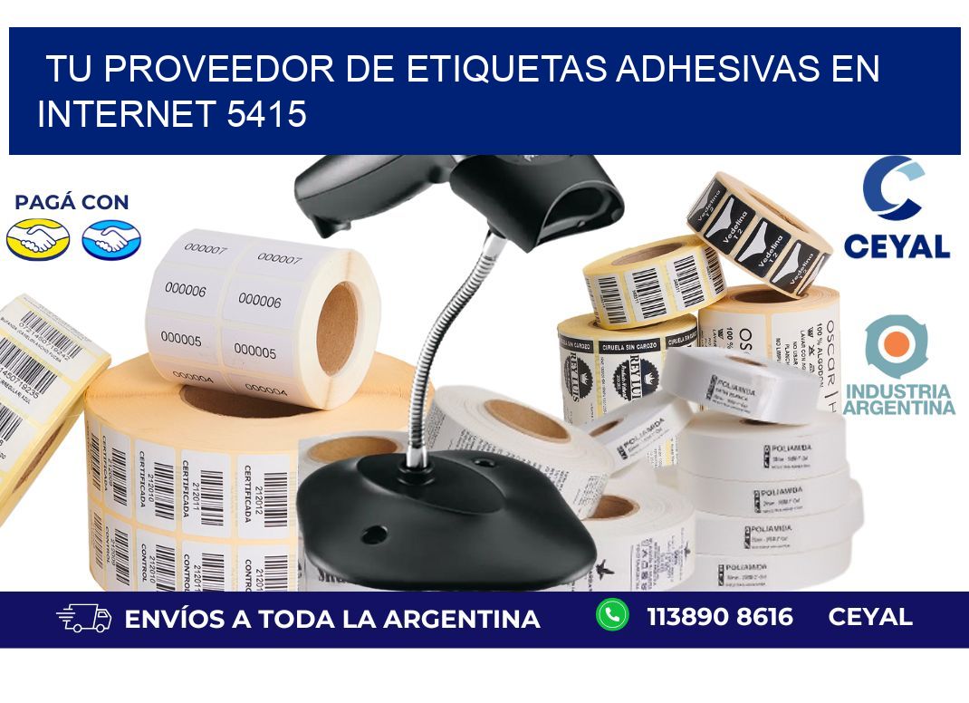 Tu Proveedor de Etiquetas Adhesivas en Internet 5415