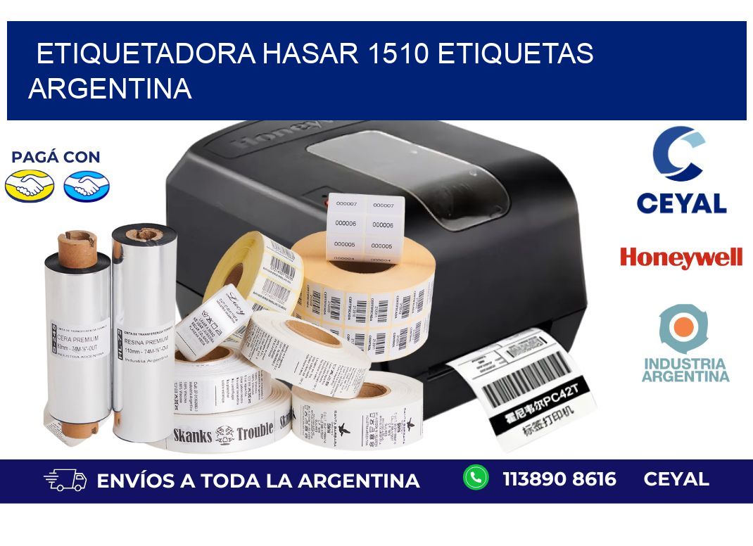 etiquetadora hasar 1510 etiquetas argentina