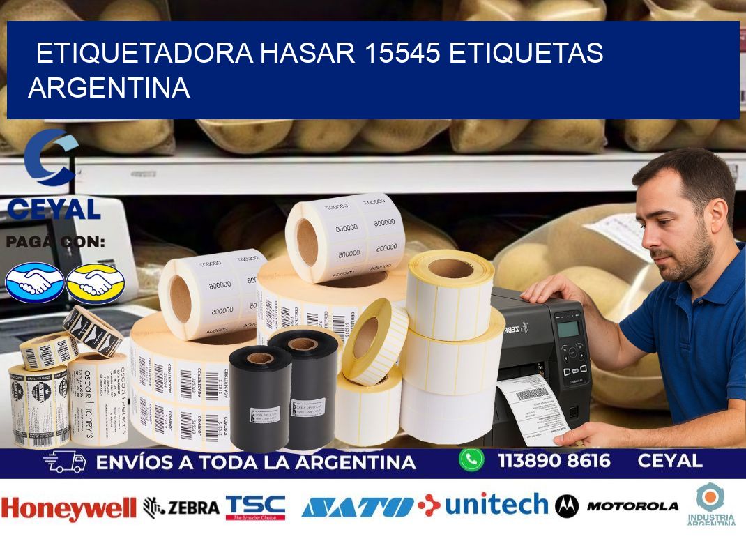 etiquetadora hasar 15545 etiquetas argentina