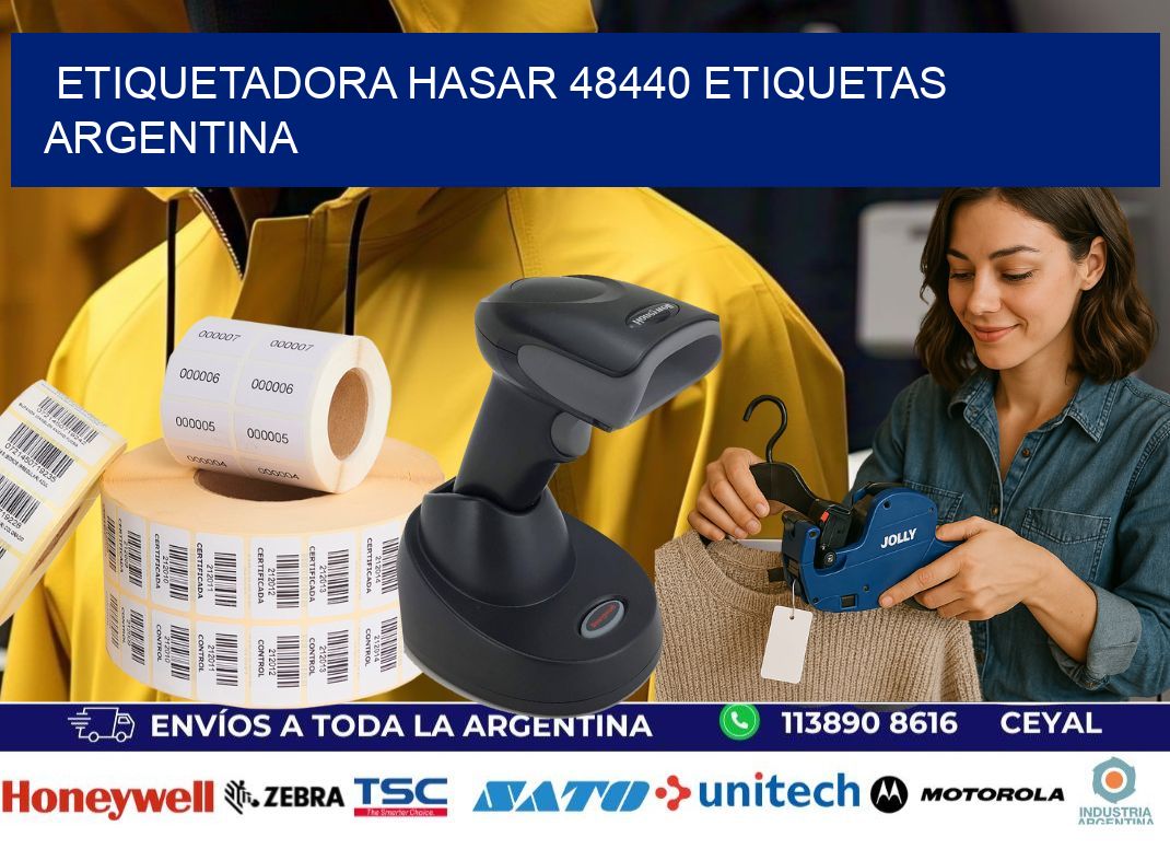 etiquetadora hasar 48440 etiquetas argentina