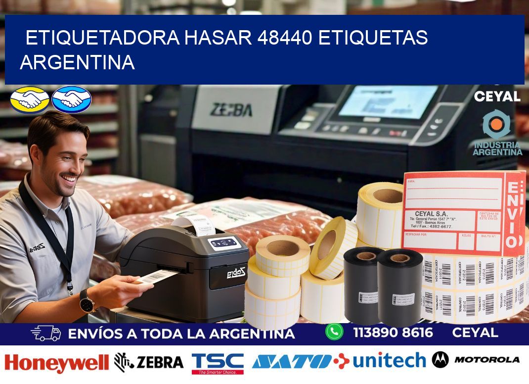 etiquetadora hasar 48440 etiquetas argentina