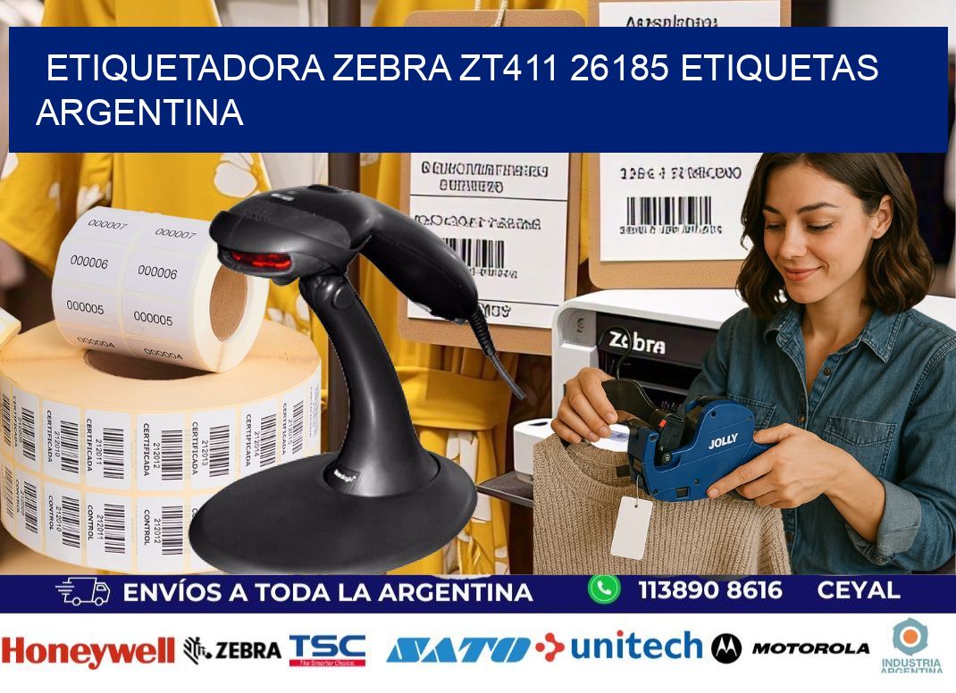 etiquetadora zebra zt411 26185 etiquetas argentina