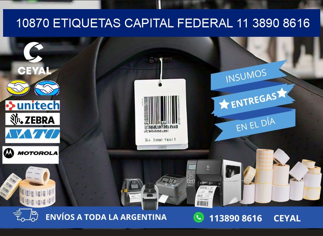 10870 ETIQUETAS CAPITAL FEDERAL 11 3890 8616