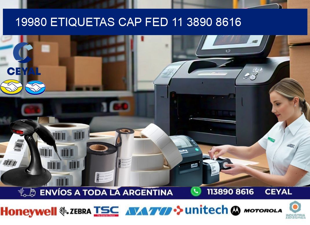 19980 ETIQUETAS CAP FED 11 3890 8616