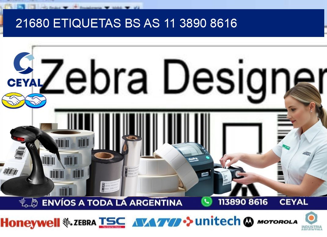 21680 ETIQUETAS BS AS 11 3890 8616