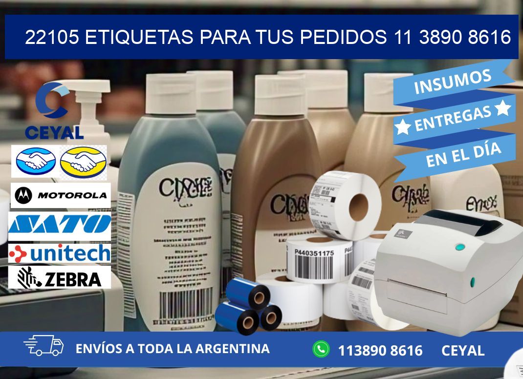 22105 ETIQUETAS PARA TUS PEDIDOS 11 3890 8616