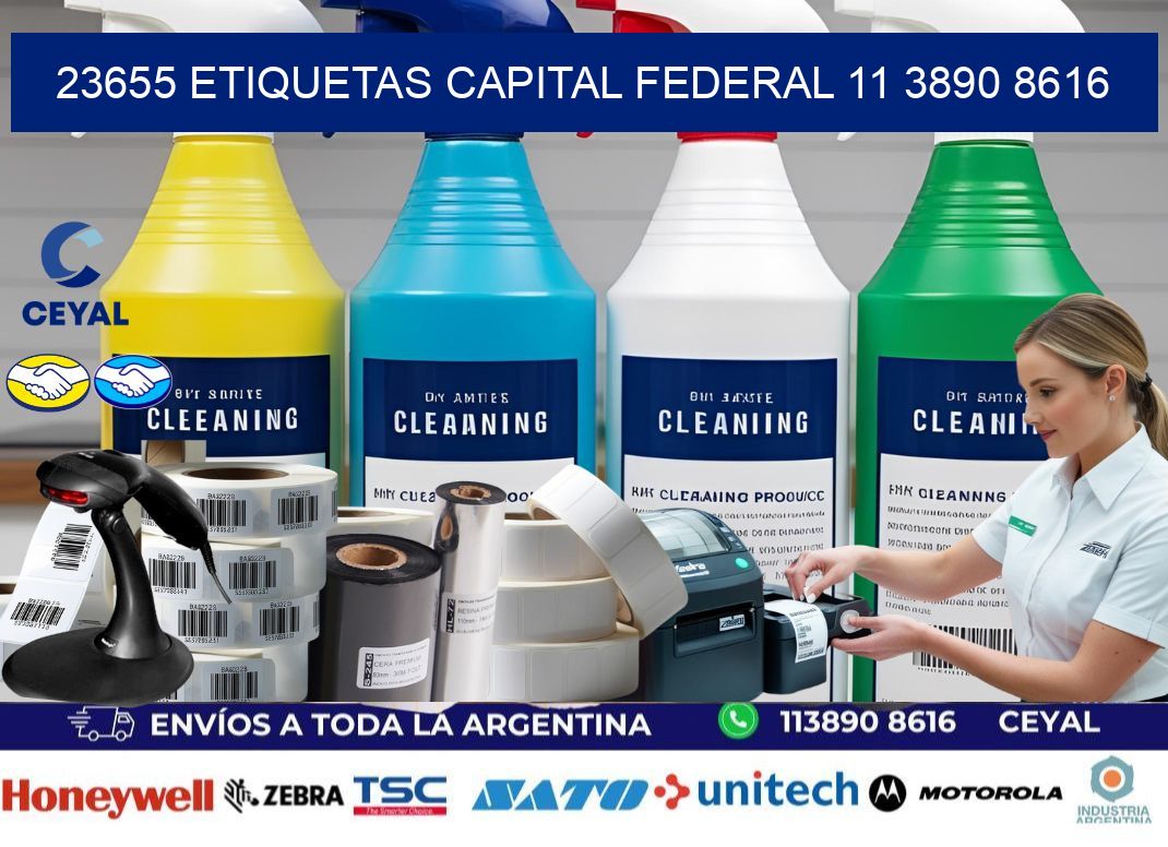 23655 ETIQUETAS CAPITAL FEDERAL 11 3890 8616