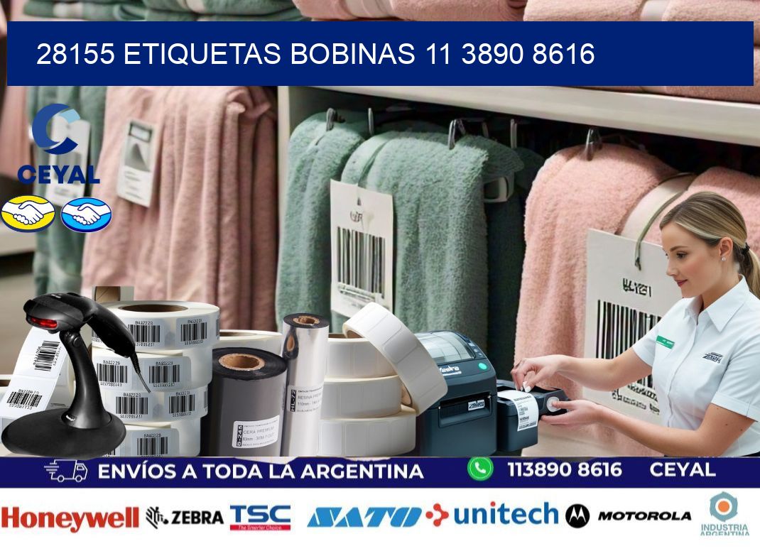 28155 ETIQUETAS BOBINAS 11 3890 8616