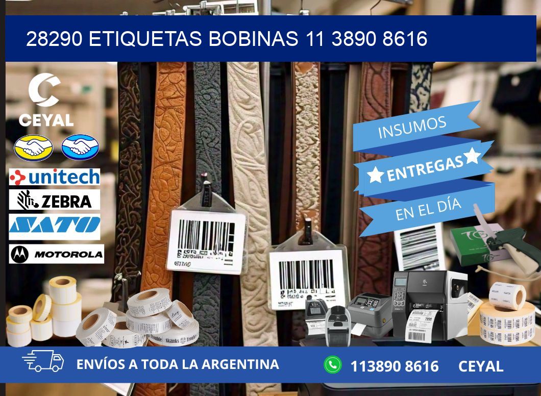 28290 ETIQUETAS BOBINAS 11 3890 8616